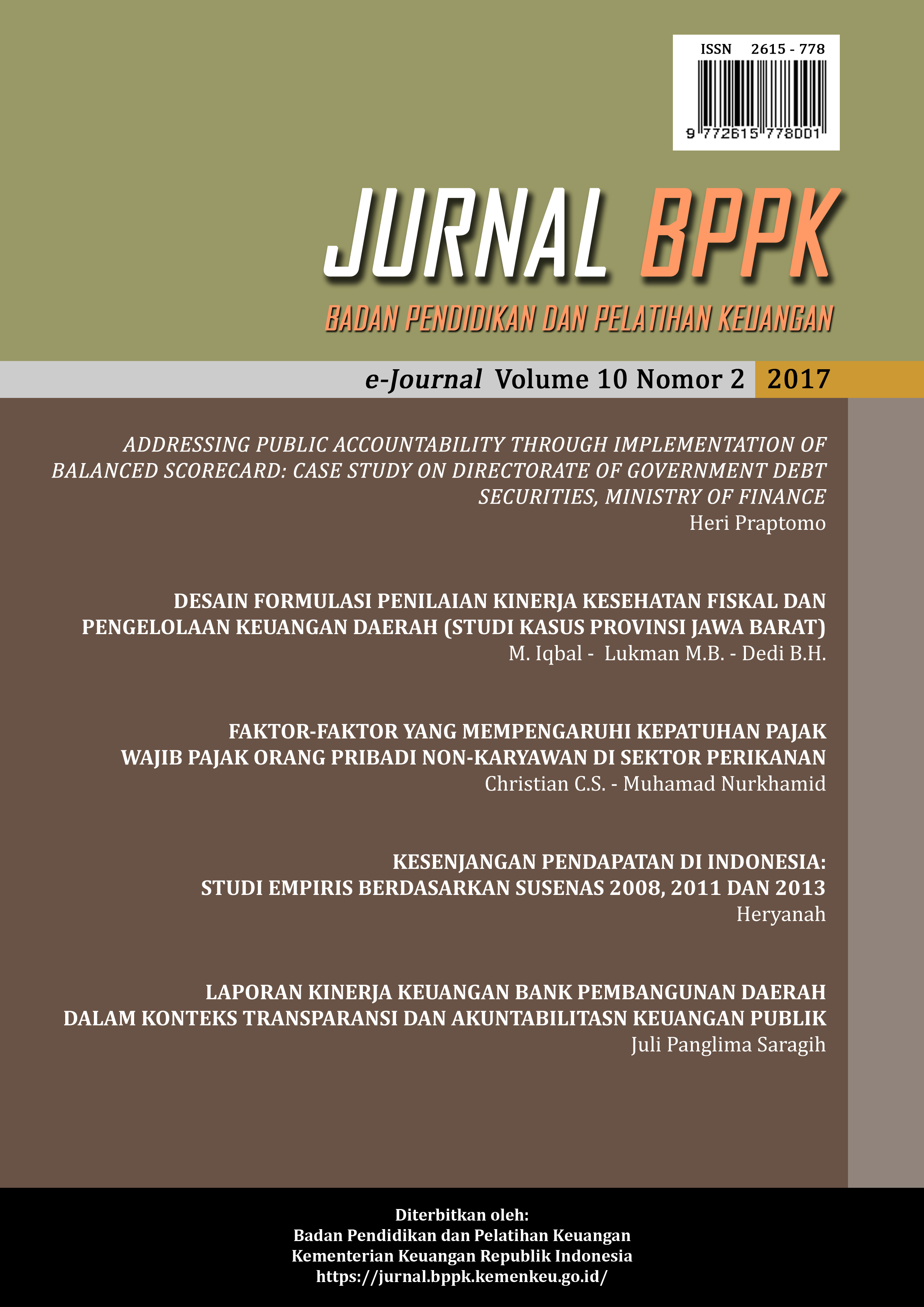 Jurnal BPPK Keuangan Negara